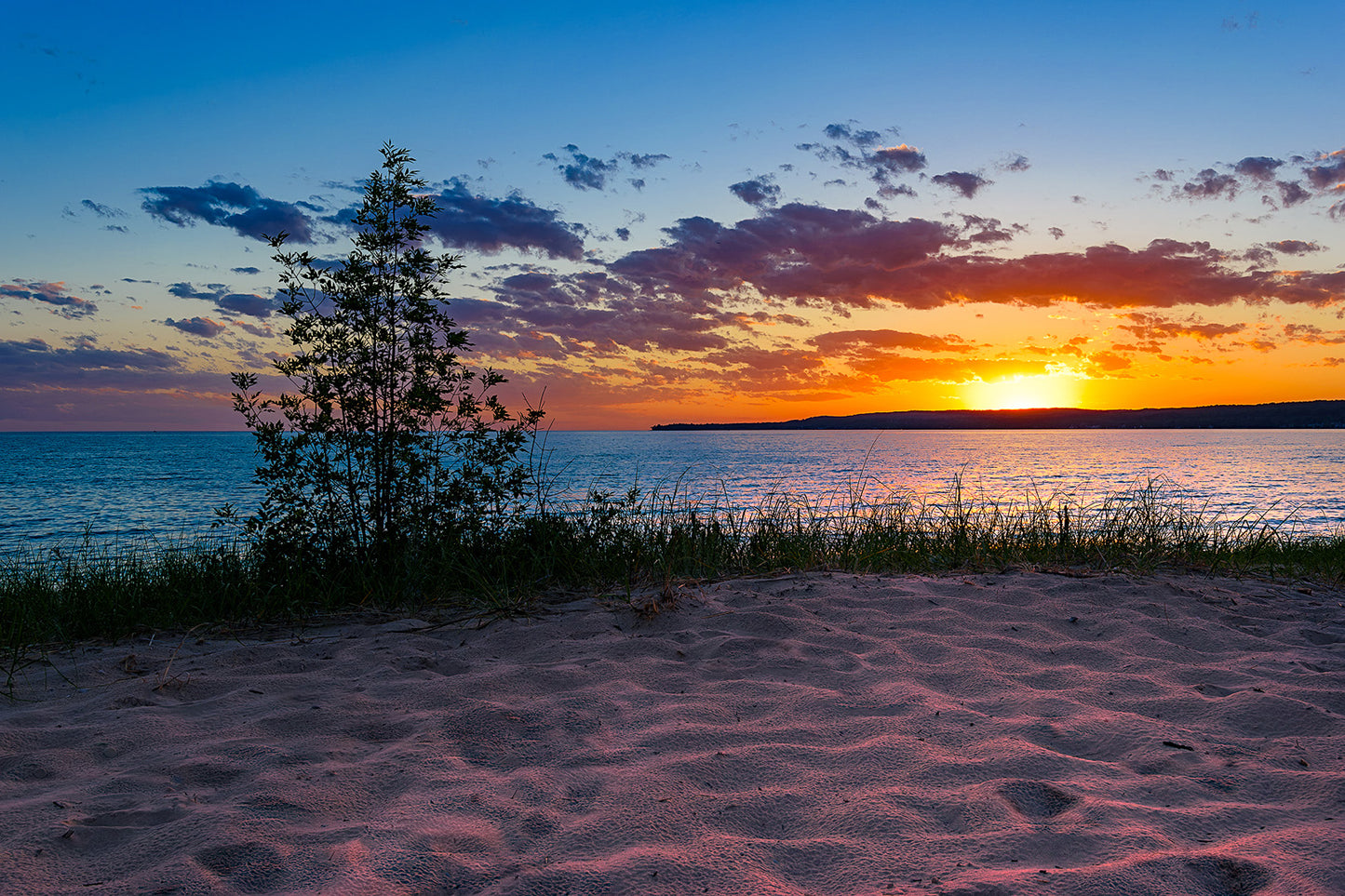A Petoskey Sunset Michigan fine art print by Dennis Caskey