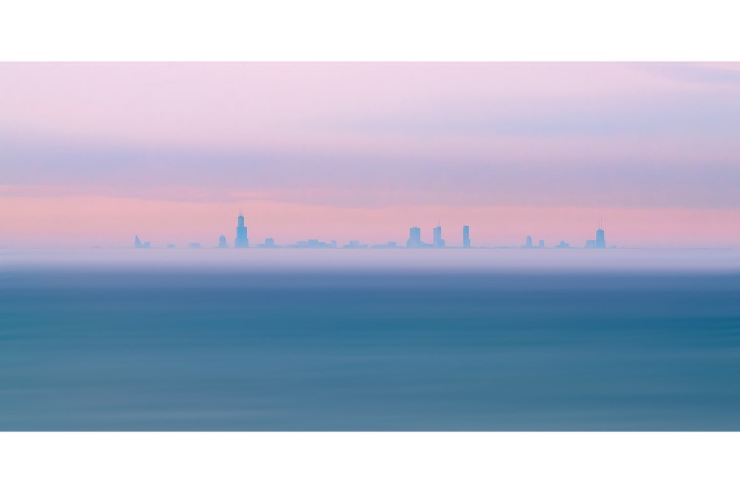 Chicago's Morning Blues - Fine Art Print by Dennis Caskey