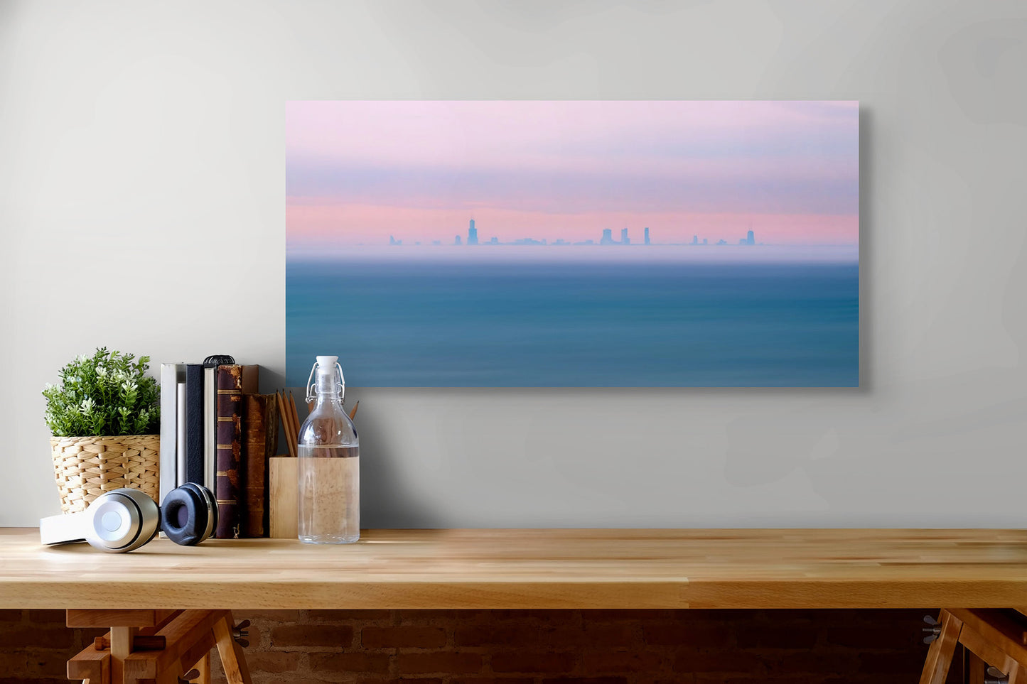 Chicago's Morning Blues - Fine Art Print by Dennis Caskey