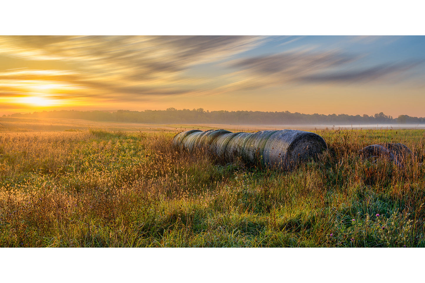 Harvest Sunrise Michigan fine art print by Dennis Caskey