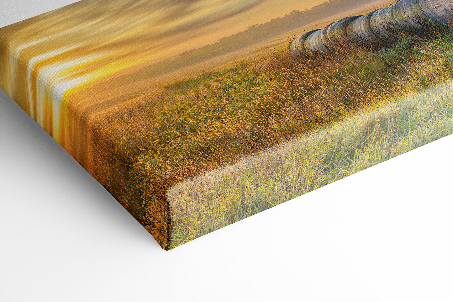 Harvest Sunrise Michigan fine art print on canvas by Dennis Caskey