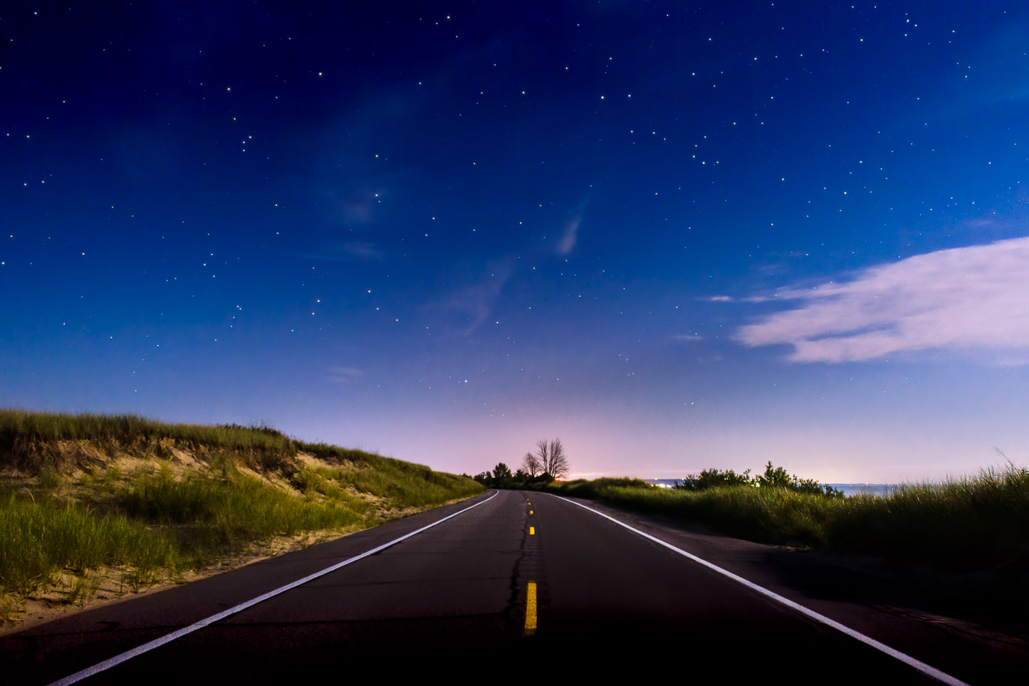 Into the Night on M116 Michigan fine art print by Dennis Caskey