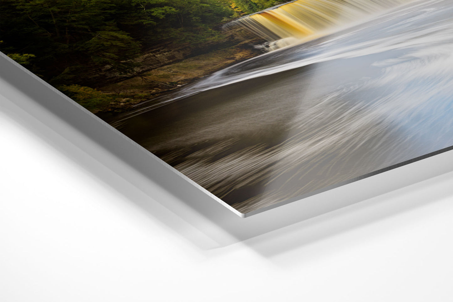 Tahquamenon's Trails Michigan fine art print on metal by Dennis Caskey