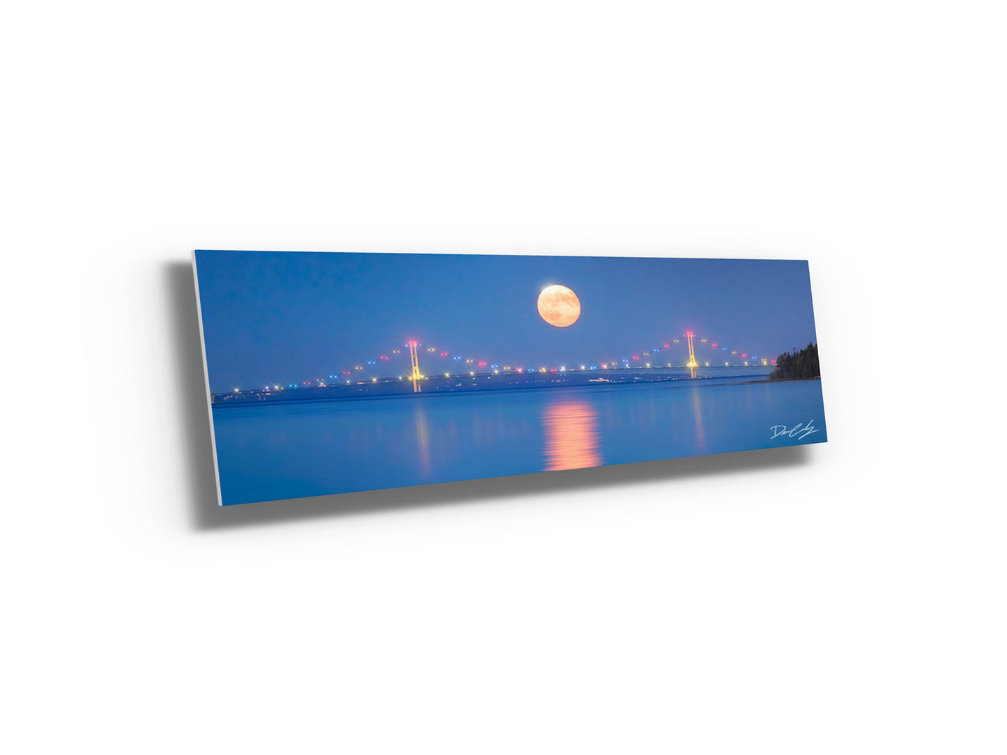 Moonlit Mackinac - Michigan Fine Art Print by Dennis Caskey