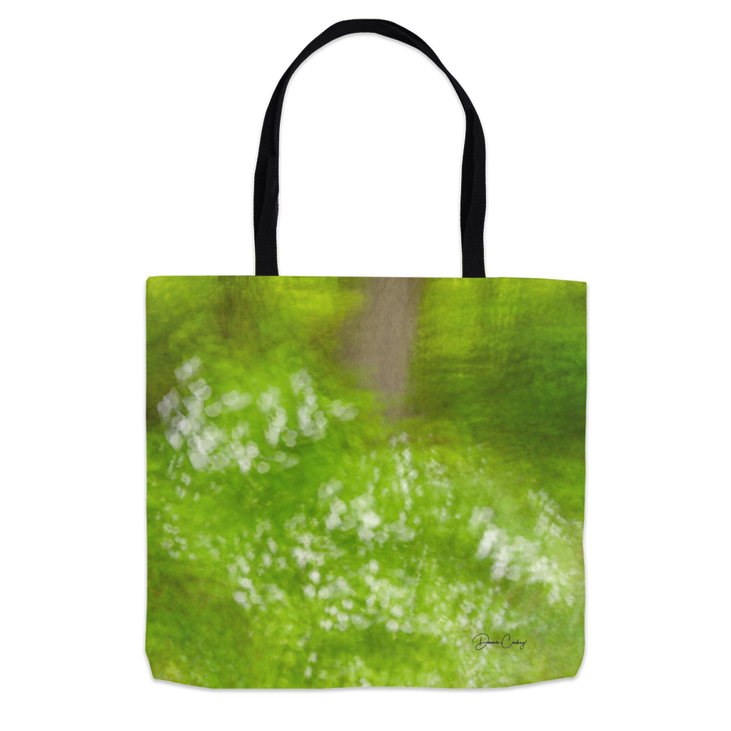 Wildflowers in the Woods Tote Bag - Michigan Fine Art Tote by Dennis Caskey