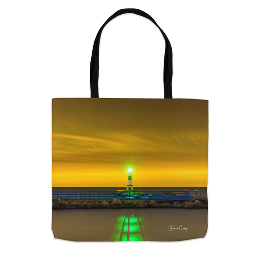 Tote Bag - Star Trails Over the Pier