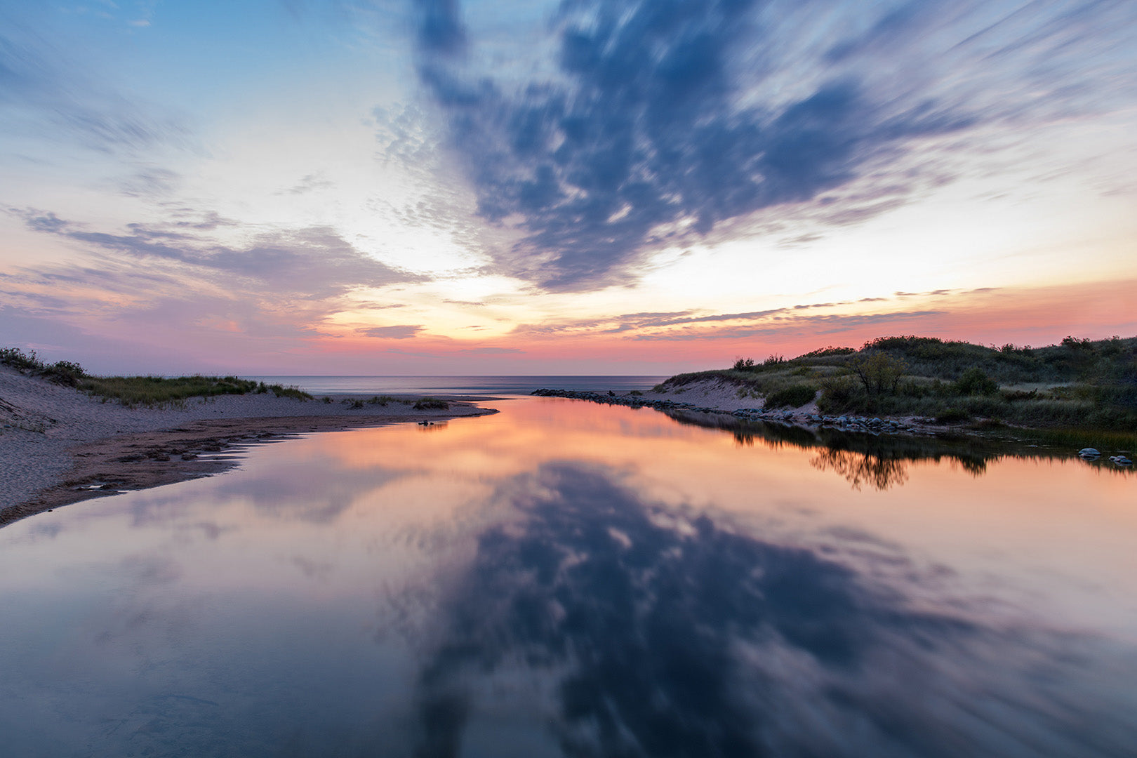 River's End Michigan fine art print by Dennis Caskey