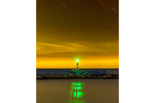 Star Trails Over the Pier