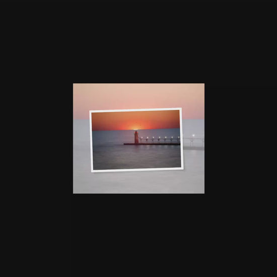 Lights of South Haven Michigan fine art print by Dennis Caskey video